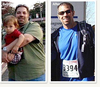 Dino: before and after medical weight loss of 118 pounds with Ethan Lazarus in Denver Colorado