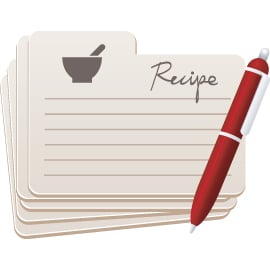 recipe card picture