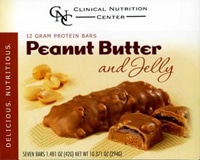 peanut butter and jelly protein bars