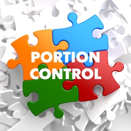 portion control puzzle pieces